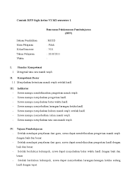 Maybe you would like to learn more about one of these? Contoh Rpp Fiqih Kelas Vi Mi Semester 1 Pdf