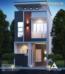 Lalu dapur, ruang makan dan ruang keluarga. Desain Rumah 2 Lantai 5 X 12 Indie Architect Konsultasi 24 Jam