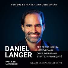 Just announced!! Join Daniel Langer, the CEO of Équité—a renowned luxury,  lifestyle, and consumer brand strategy firm, at REALM Global Collective  2024.⁠ ⁠ Daniel has earned global recognition as one of the "
