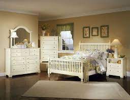 Elegant White Painted Wooden Furniture In Light Brown Bedroom Wall Colo Distressed White Bedroom Furniture Bedroom Sets Furniture Queen Cheap Bedroom Furniture