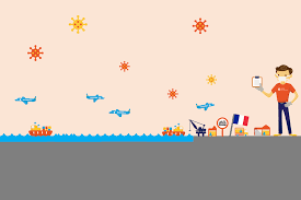 France's reimposition of a state of health emergency and the introduction of curfews are the consequence of a sudden and spectacular acceleration in the spread of the coronavirus virus. Coronavirus Covid 19 Logistics Cargo Shipping France Mathez Freight