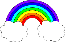 Rainbow With Clouds Clip Art Rainbow With Clouds Clip Art Rainbow Clipart Rainbow Pictures Free Clip Art