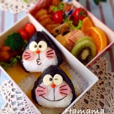 簡単お弁当 ドラえもんおにぎり キャラ弁 by haママ レシピ お弁当 ドラえもん お弁当 弁当