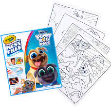 Print out this coloring sheet on construction paper these free printable puppy dog pals coloring pages will definitely refresh you after a long day at school. Amazon Com Crayola Puppy Dog Pals Color Wonder Book 18 Mess Free Coloring Pages Gift For Kids 3 4 5 6 Toys Games