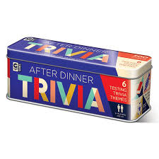 We're about to find out if you know all about greek gods, green eggs and ham, and zach galifianakis. After Dinner Trivia Tin Game Ginger Fox Foyles Bookstore