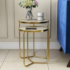 Set end tables beside either arm of the sofa to hold drinks, snacks, remotes. Upto 70 Off On Side Table Corner Table Online In India Wooden Street