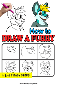 Basic head drawing tutorial glowfox the furry art academy. Furry Drawing How To Draw A Furry Step By Step