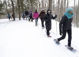Best places to snowshoe near me. Best Places For Snowshoeing In Michigan Plus Snow Shoe Rentals Trail Info Night Trails More Grkids Com