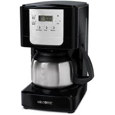 Mr Coffee Jwx9 Rb 5 Cup Programmable Coffeemaker Black On Off Indicator Gentle Lets You Realize When Stainless Steel Coffee Coffee Maker 5 Cup Coffee Maker