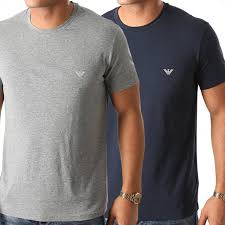 Мъжка тениска emporio armani със заоблено деколте, леко еластична материя и къси ръкави. Emporio Armani Emporio Armani 2 Pack Logo Stretch Underwear T Shirts Grey Navy 111267 0a720 Emporio Armani From Club Jj Uk