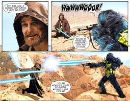 Star Wars 20 Obi Wan Vs Black Krrsantan Star Wars Memes Funny Star Wars Memes Star Wars Bounty Hunter