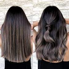 If you have dark or black hair, you can try dyeing it lighter, but it would be better if you bleach it first. Hair Color Ash Brown Balayage Brunettes 34 Ideas Hair Cool Brown Hair Ash Hair Color Brown Hair Balayage