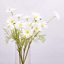 Where to buy daisy flowers. 5 Heads Artificial Daisy Flowers Fake Chamomile Flowers Wedding Home Decor Buy From 2 On Joom E Commerce Platform