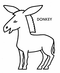 These coloring pages will help them understand the meaning behind each. Farm Animal Coloring Page Pin The Tail On The Donkey Outline Farm Animal Coloring Pages Animal Coloring Pages Cute Coloring Pages