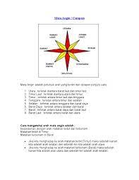 Di sebelah barat, benua asia berbatasan dengan wilayah perairan laut tengah. Mata Angin New Microsoft Word Document