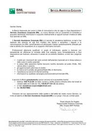 Siamo al fianco di famiglie, imprese e terzo settore. Servizio Assistenza Corporate Bnl