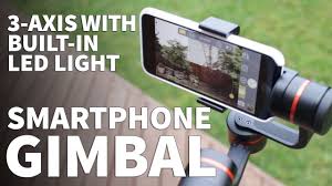 Moza air 2 gimbal stabilizerempowered by the newly optimized high torque motors and the new generation foc technology, moza air 2 is capable of handling most dsl. Viewflex 3 Axis Smartphone Gimbal Stabilizer With Built In Led Light Review And Test Footage Youtube
