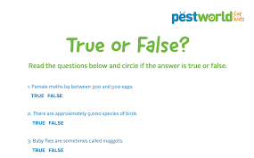 Take this short quiz and find out! True Or False Quiz Pestworld For Kids