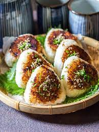 yaki onigiri grilled rice balls 焼きおにぎり recipe recipes food recipes using miso paste