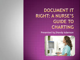 Document It Right A Nurse S Guide To Charting