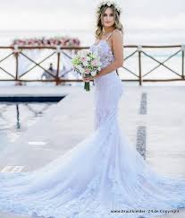 Hochzeitskleider mit spitze langarmstickerei billig bestellen. Meerjungfrau Brautkleider 2021 Gunstig Online Kaufen
