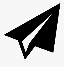 paperplane paper airplane silhouette png free transparent clipart clipartkey paper airplane silhouette png free