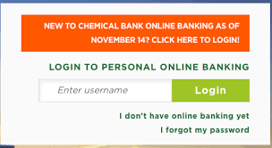 Simplified login & password generation. Chemical Bank Online Banking Login Online Banking