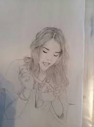 A Drawing Of Maia Mitchell Drawings Art Female Sketch