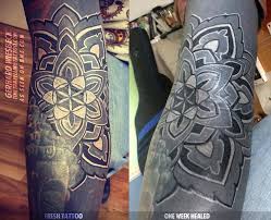 To sum up, white ink tattoos will, in general, fade away shortly after the healing process, which is the reason many tattoo artists are reluctant to ink white ink tattoos on dark skin. Tattooing Over Blackwork Bme Tattoo Piercing And Body Modification News