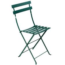 Fermob Bistro Metal Chair Cedar Green Metal Bistro Chairs Bistro Chairs Folding Chair