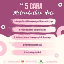 Menyayangi anak kecil dapat melembutkan hati, terutama anak kecil yatim (bapaknya sudah meninggal). Facebook