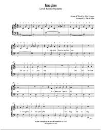 Imagine by john lennon easy piano. Imagine By John Lennon Piano Sheet Music Rookie Level Piano Sheet Piano Sheet Music Piano Sheet Music Free