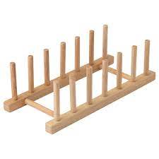 Helps storing large cutting boards. Ostbit Bamboo Plate Holder Popular Stylish Ikea