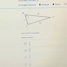 Trigonometric ratios in right triangles answers. Trigonometric Ratios In Right Triangles Pls Help Brainly Com