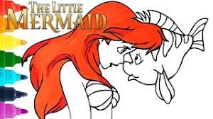 Search images from huge database containing over 620 we have collected 38+ little mermaid flounder coloring page images of various designs for you to color. Disney Coloring Pages Nigeria Vlip Lv