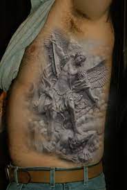 Tatouage Ange Realiste Tatouage Ange Tatouage 3d Tatouage Archange