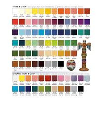 Stroke And Coat Color Chart Colorful Coat Glazing Techniques Color Chart