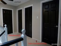 Learn how to paint a metal door, step painting awkwardly around these items will slow you down. Black Interior Doors Black Interior Doors Painting Interior Doors Black Doors Interior