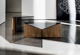 Tempered glass is very durable, and with careful operation glass coffee table will last a long service and will look as good as new, so to care for them is simple enough. Sovet Regolo Triangular Wooden Coffee Table Living Room Furniture Ultra Modern