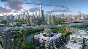 The City Of The Future Future City City Green City