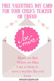 It is a useful gift they are sure to love! Get A Free Printable Valentines Day Card For Your Child S Teacher Or Friend Kid Crafts