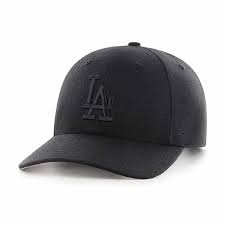 Los Angeles Dodgers 47 Brand Black No Shot Clean Up Adjustable Hat 47 Brand Adjustable Hat La Dodgers Hat