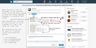 Wondering how to change your linkedin url? Clearing The Linkedin Link Sharing Image Preview Cache