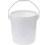 Amazon.com: Baluue 1.5 Gallon White Plastic Sealing Bucket ...