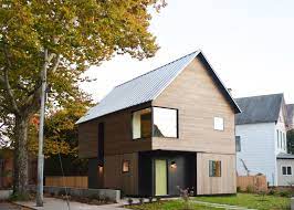 Yale Architecture Students Design An Affordable Housing Model In 2020 Modern Roof Design Modern Residential Architecture Architecture House