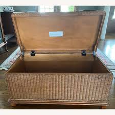 Plus, it's great for storing any childs'. Pottery Barn Rattan Storage Trunk Aptdeco