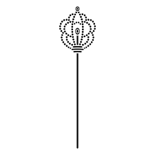 The sword of charlemagne, the royal crown, and a scepter. Scepter Png Svg Transparent Background To Download