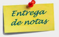Entrega de notas de la segunda evaluación