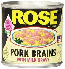 Amazon.com : Rose Pork Brains with Milk Gravy 5 Ounce Cans (4 Cans Per  Pack) : Canned And Packaged Meats : Grocery & Gourmet Food