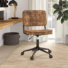 There's nothing quite as nice as a comfortable desk chair, sumptuously upholstered in beautiful leather on a frame made from top. Highmark Upholstered Bronze Office Chair Wayfair